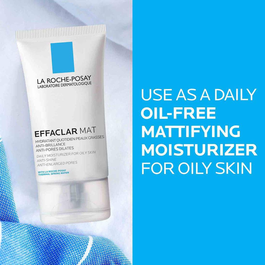 La Roche-Posay Facial Moisturizer 1.35 fl. oz. La Roche-Posay Effaclar Mat Mattifying Moisturizer - Skin Type Solutions