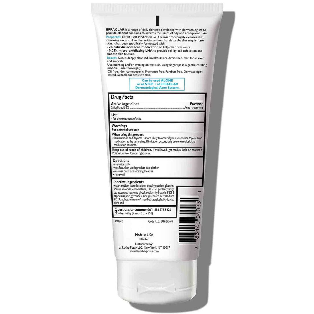 La Roche-Posay Facial Cleanser La Roche-Posay Effaclar Medicated Acne Wash - Skin Type Solutions
