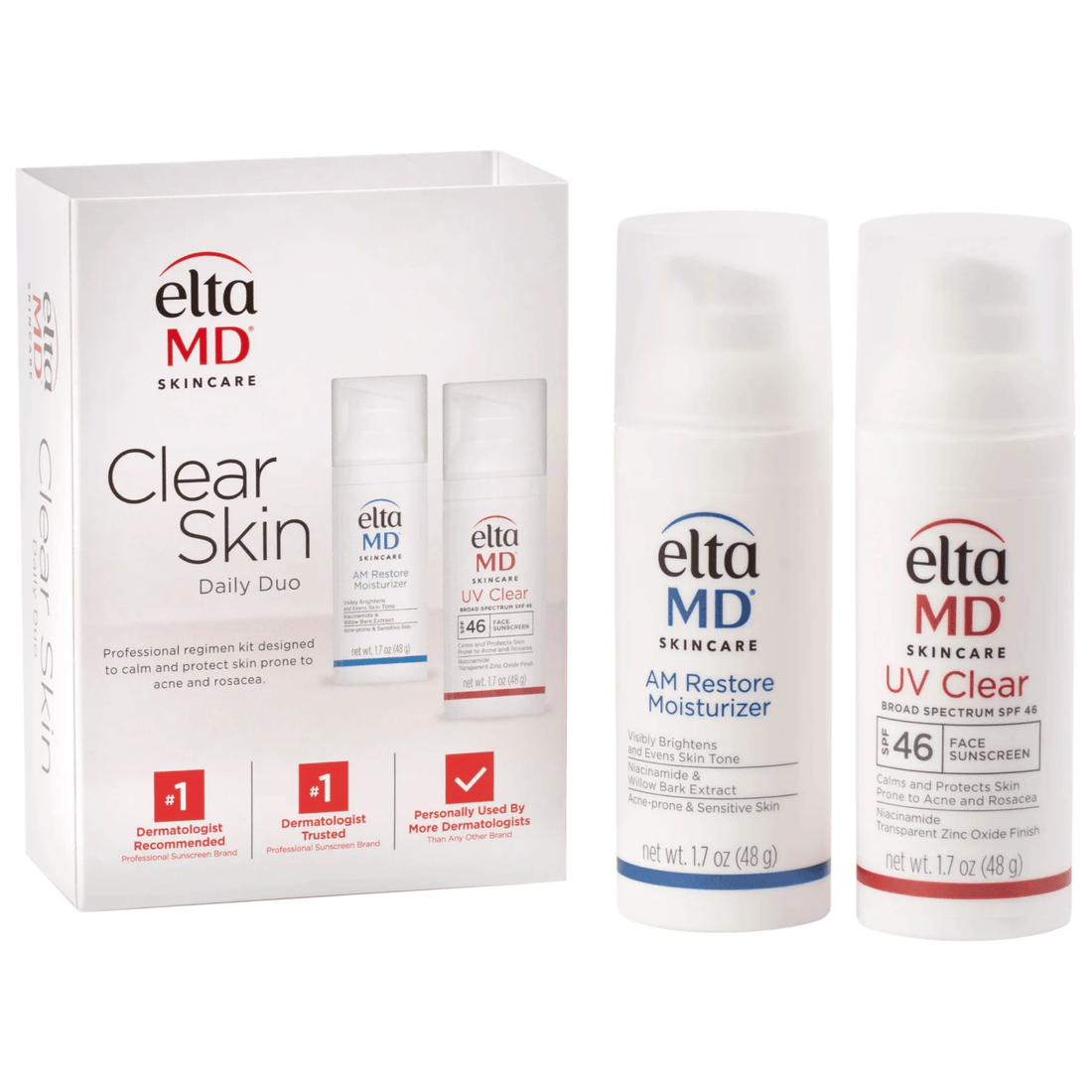 EltaMD Facial Kits EltaMD Clear Skin Daily Duo Kit - Skin Type Solutions