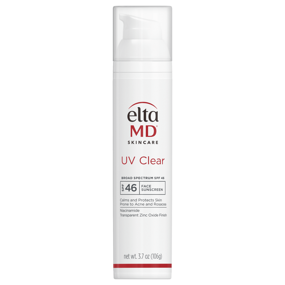 EltaMD Facial Sunscreen 3.7 fl.oz EltaMD UV Clear Tinted Broad-Spectrum SPF 46 - Skin Type Solutions