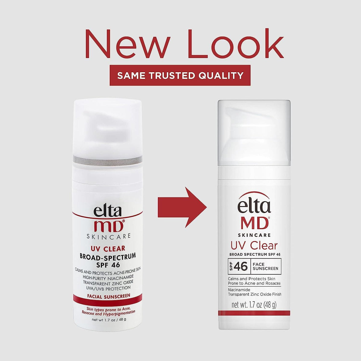 EltaMD Facial Sunscreen EltaMD UV Clear Broad-Spectrum SPF 46 Sunscreen - Skin Type Solutions