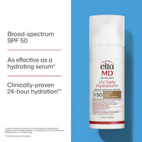 EltaMD Sunscreen EltaMD UV Daily Hydration+ Tinted SPF 50 - 1.7 oz - Skin Type Solutions