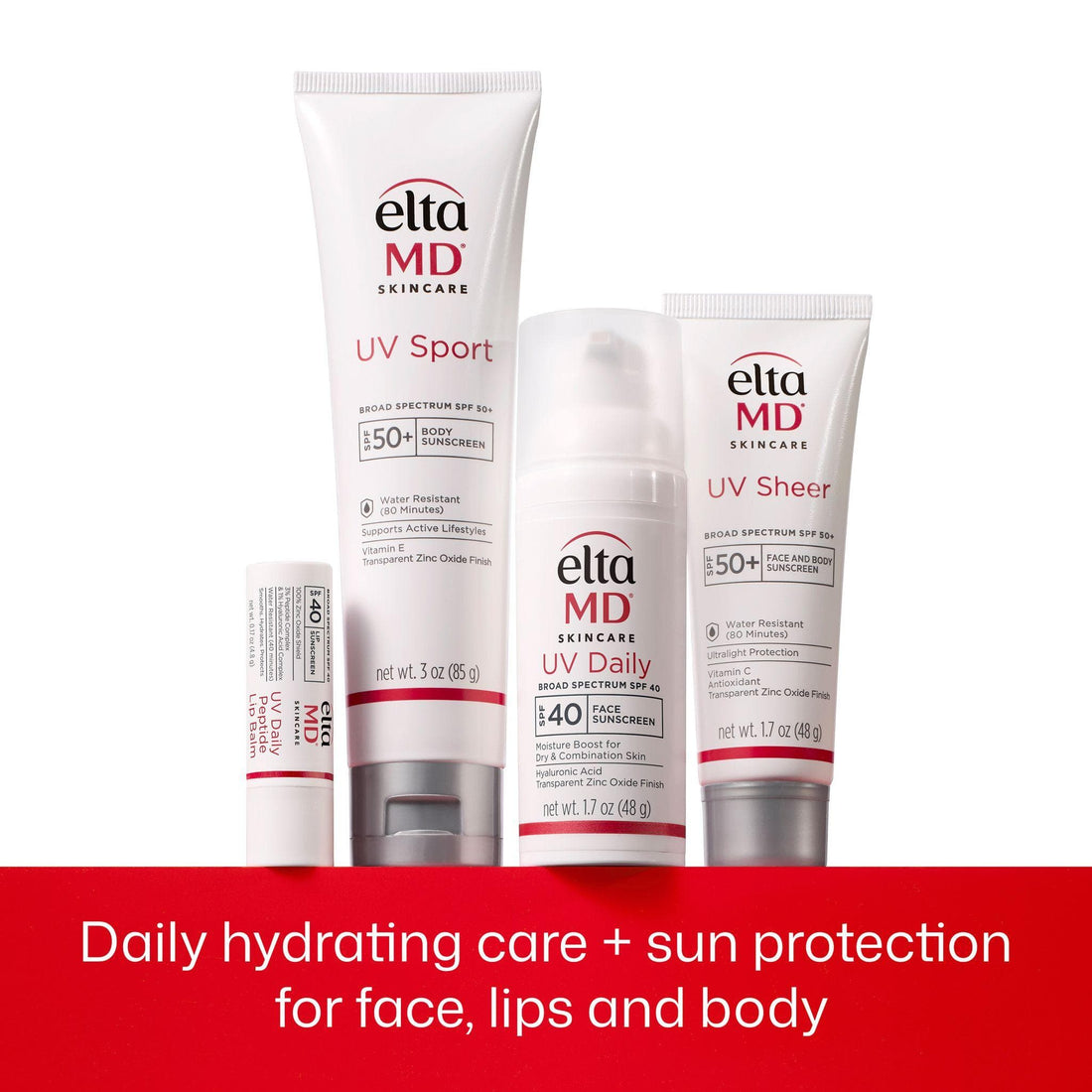 EltaMD UV Daily Peptide lip balm SPF 40 at skin type solutions collection