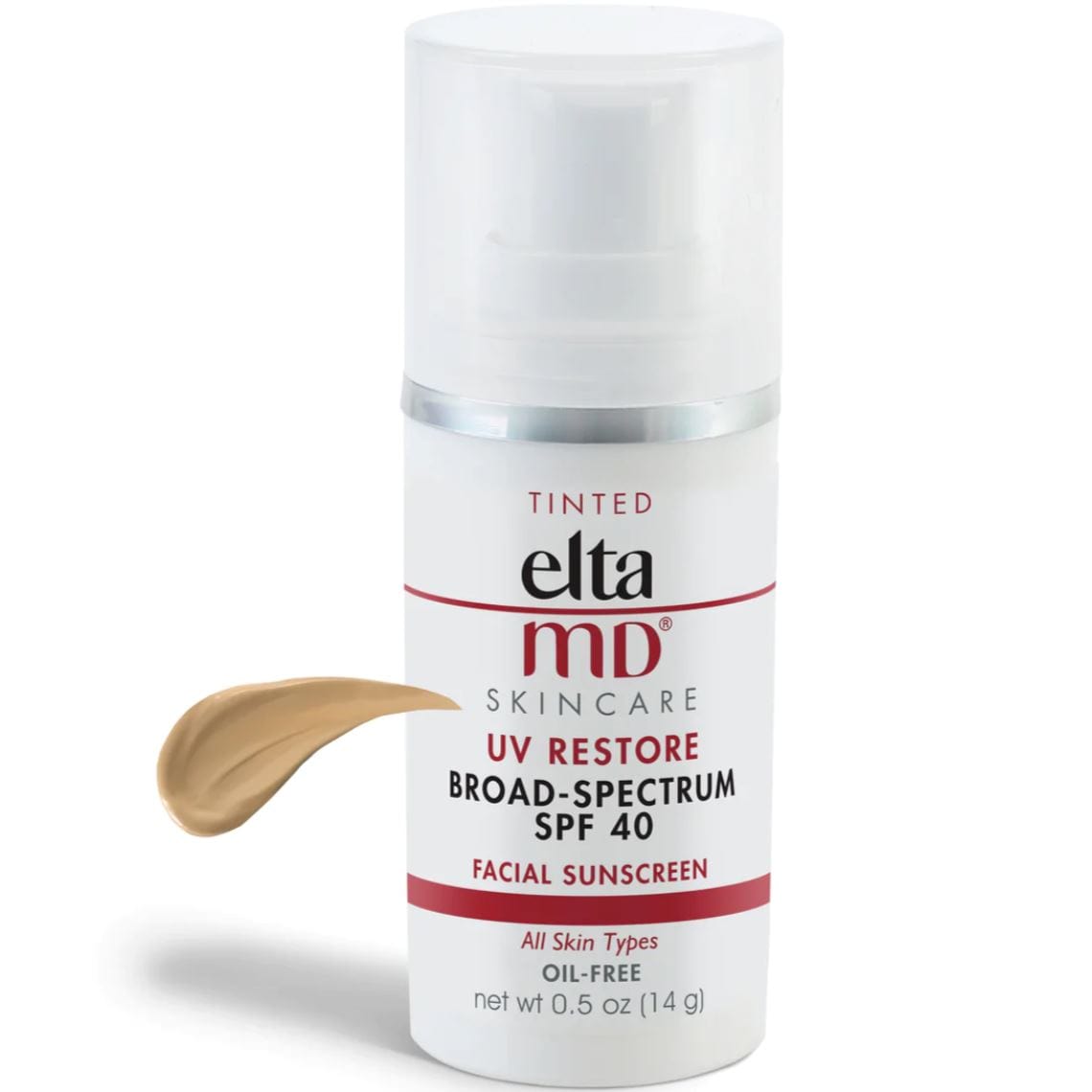 EltaMD Facial Sunscreen 0.5 oz. Travel Size EltaMD UV Restore Broad-Spectrum SPF 40 Tinted - Skin Type Solutions