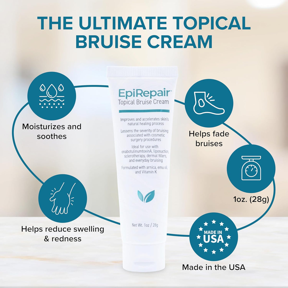 BIODERMIS Facial Cleansers 1 fl. oz. Biodermis EpiRepair Premium Bruise Cream - Skin Type Solutions