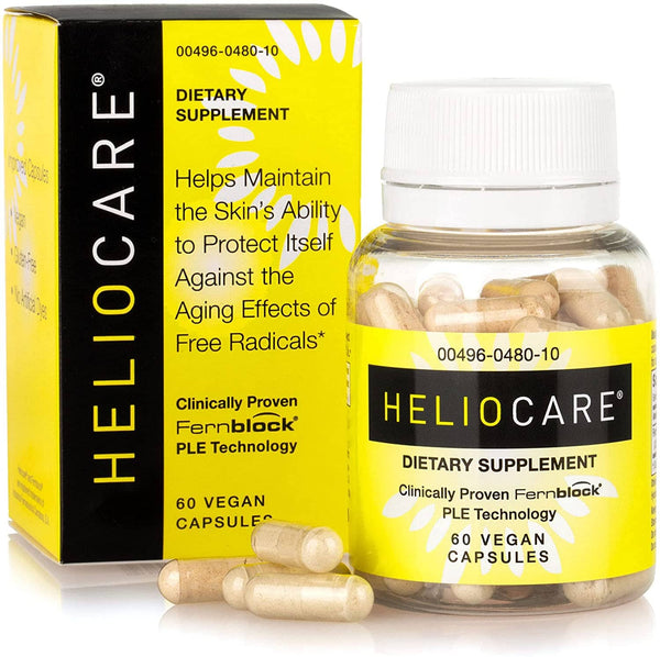 Heliocare Skin Supplements 1 Bottle (60 capsules) Heliocare Sun Protection Antioxidant Supplement - 60 Capsules - Skin Type Solutions