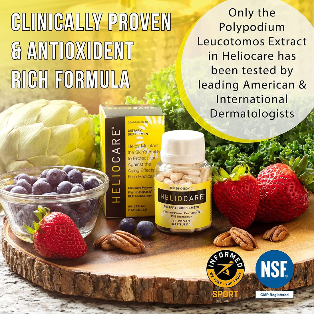 Heliocare Skin Supplements Heliocare Sun Protection Antioxidant Supplement - 60 Capsules - Skin Type Solutions