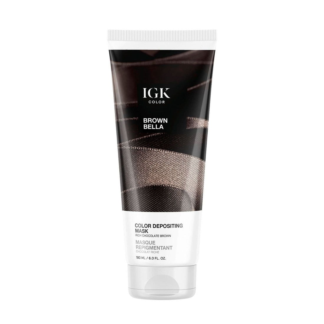 IGK Hair Conditioner Brown Bella IGK Color Depositing Conditioning Hair Mask - Skin Type Solutions