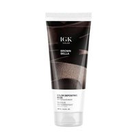 IGK Hair Conditioner Brown Bella IGK Color Depositing Conditioning Hair Mask - Skin Type Solutions