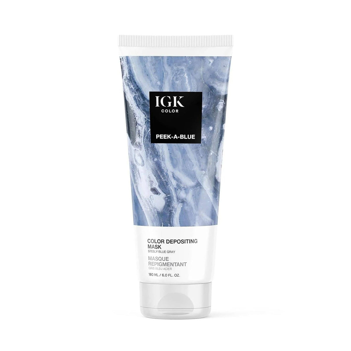 IGK Hair Conditioner Peek-a-Blue IGK Color Depositing Conditioning Hair Mask - Skin Type Solutions