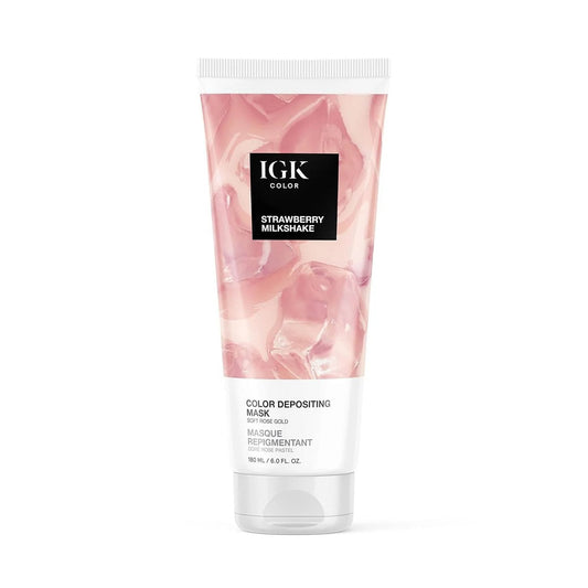 IGK Hair Conditioner Strawberry Milkshake IGK Color Depositing Conditioning Hair Mask - Skin Type Solutions