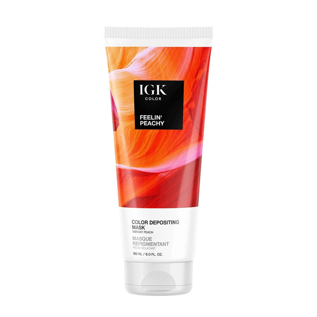 IGK Hair Conditioner Feelin Peachy IGK Color Depositing Conditioning Hair Mask - Skin Type Solutions