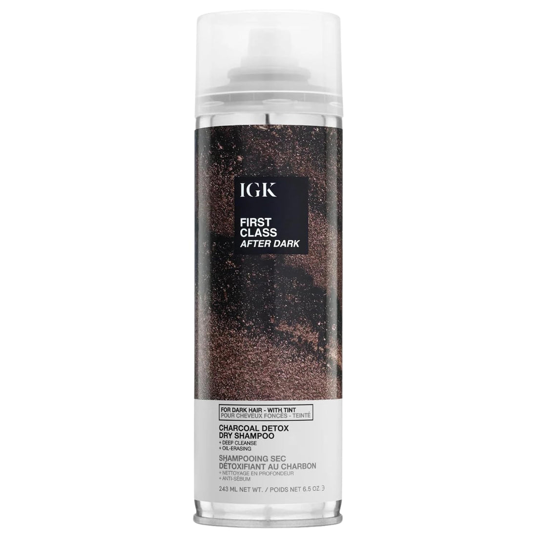 IGK Shampoo IGK First Class After Dark Tinted Charcoal Detox Dry Shampoo - Skin Type Solutions