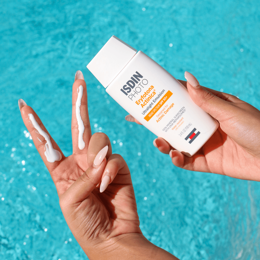 ISDIN Facial Sunscreen 3.4 fl. oz. ISDIN Eryfotona Actinica Ultralight Emulsion SPF 50+ - Skin Type Solutions
