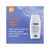 ISDIN Sunscreen ISDIN Eryfotona Ageless Tinted Mineral Broad-Spectrum SPF 50 Face Sunscreen New Formula - Skin Type Solutions