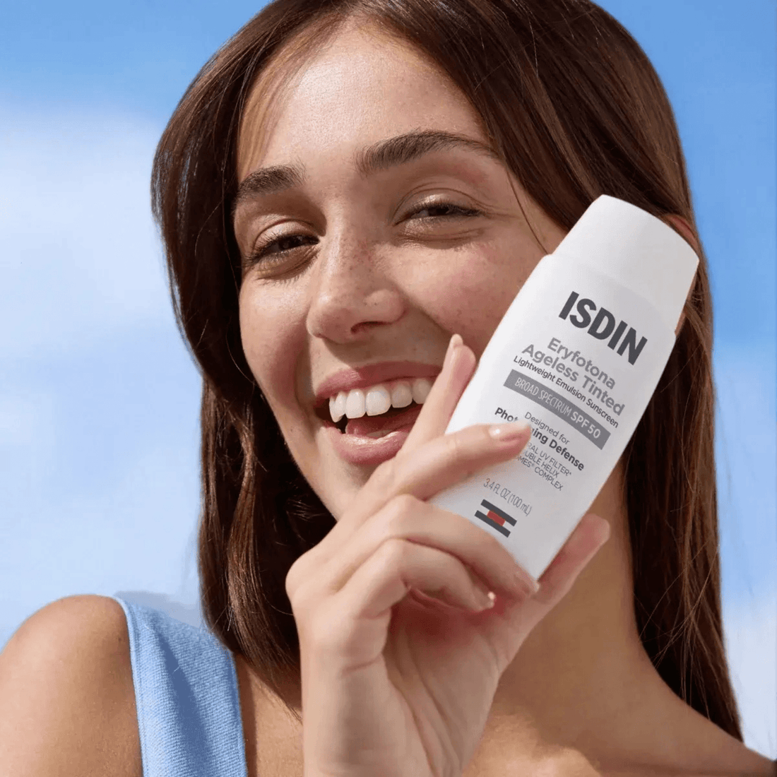 ISDIN Facial Sunscreen 3.4 fl. oz. ISDIN Eryfotona Ageless Tinted Mineral Sunscreen SPF 50 - Skin Type Solutions