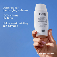 ISDIN Facial Sunscreen 3.4 fl. oz. ISDIN Eryfotona Ageless Tinted Mineral Sunscreen SPF 50 - Skin Type Solutions