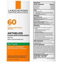 La Roche-Posay Facial Sunscreen La Roche-Posay Anthelios Clear Skin Dry Touch Sunscreen SPF 60 - Skin Type Solutions
