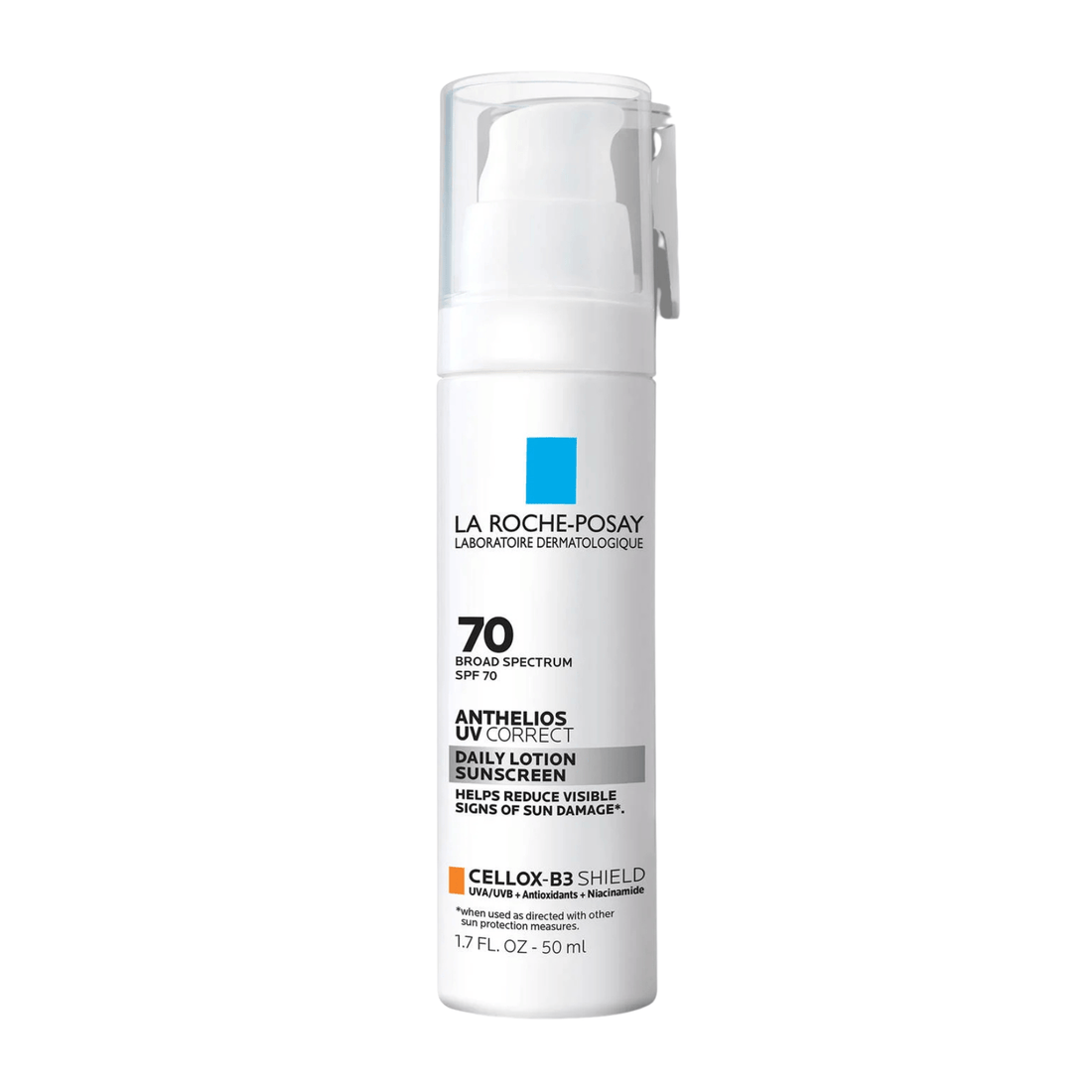 La Roche-Posay Facial Sunscreen 1.7 oz. La Roche-Posay Anthelios UV Correct Face Sunscreen SPF 70 with Niacinamide - Skin Type Solutions