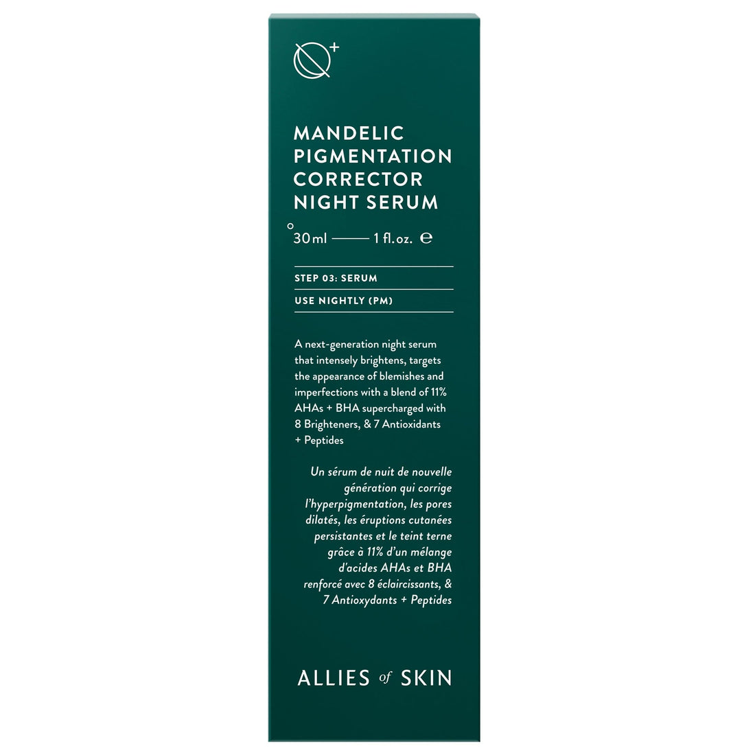 Allies Of Skin Treatments & Serums Allies of Skin Mandelic Pigmentation Corrector Night Serum (1 fl. oz.) - Skin Type Solutions