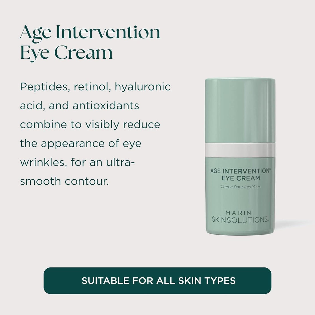 Jan Marini Eye Treatment 0.5 fl. oz. Jan Marini Age Intervention Eye Cream - Skin Type Solutions
