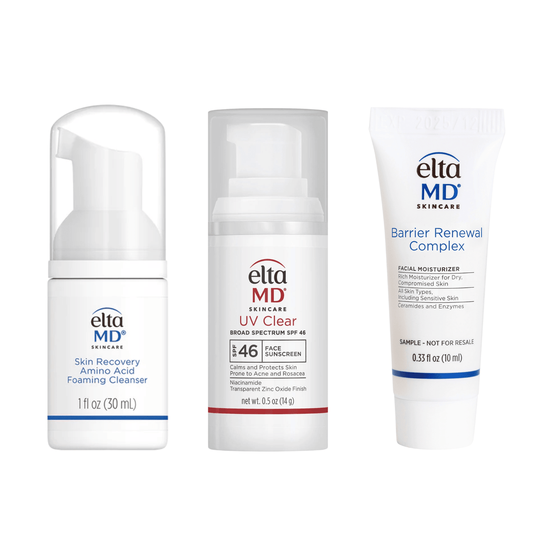 STS GWPs Skincare Bundle FREE GIFT - EltaMD Travel Regimen Bundle - Skin Type Solutions