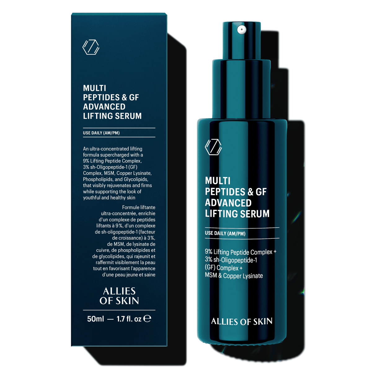 Allies Of Skin Treatments & Serums 50ml - 1.7 fl.oz Allies of Skin Multi Peptides and Growth Factor Advanced Lifting Serum - Skin Type Solutions