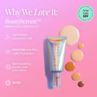 Naked Sundays Sunscreen Naked Sundays BeautyScreen SPF50 Peptide Foundation Tint - Skin Type Solutions