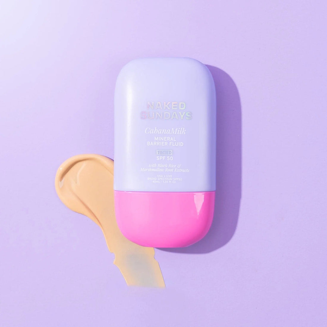 Naked Sundays Sunscreen 50ml / 1.69 fl. oz Naked Sundays CabanaMilk Mineral Sunscreen SPF50 - Skin Type Solutions