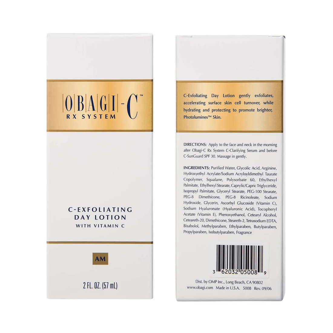 Obagi Facial Treatment 2.0 fl. oz. Obagi-C FX System C-Exfoliating Day Lotion - Skin Type Solutions