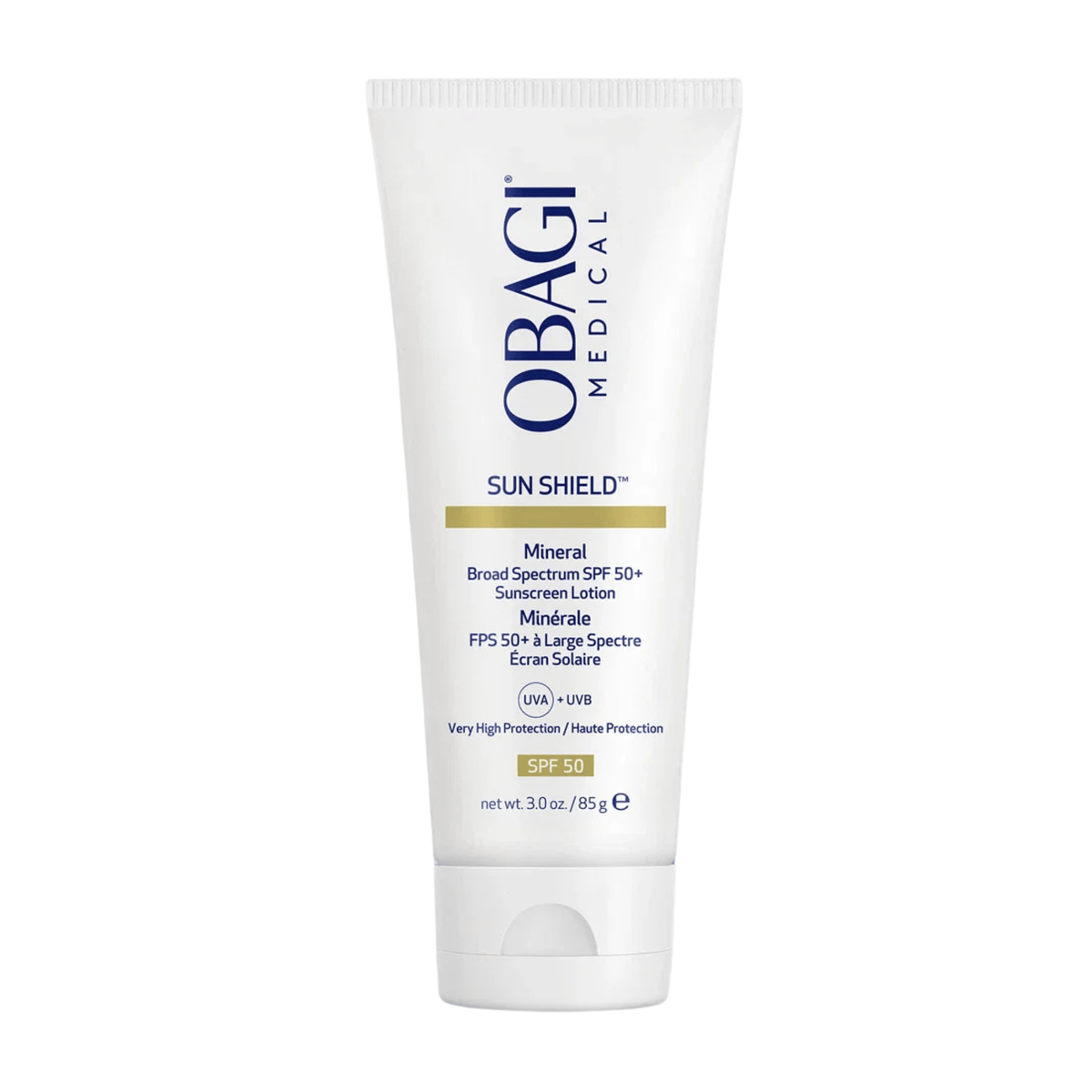 Obagi Facial Sunscreen 3.0 oz. Obagi Sun Shield Mineral Broad Spectrum SPF 50 - Skin Type Solutions