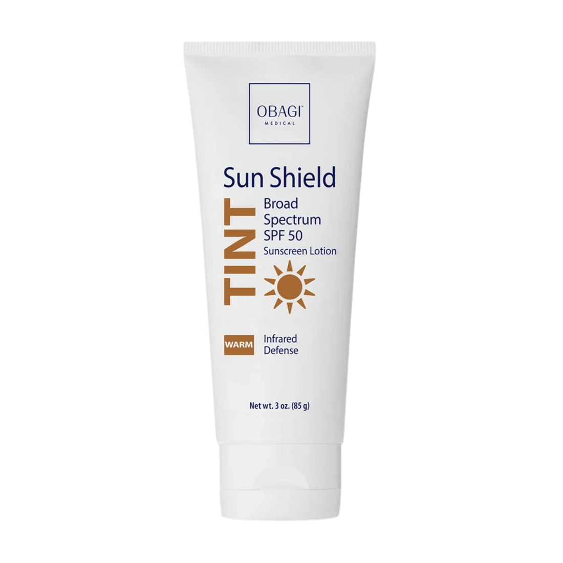 Obagi Facial Sunscreen 3 fl. oz. Obagi Sun Shield Tint Broad Spectrum SPF 50 Warm - Skin Type Solutions