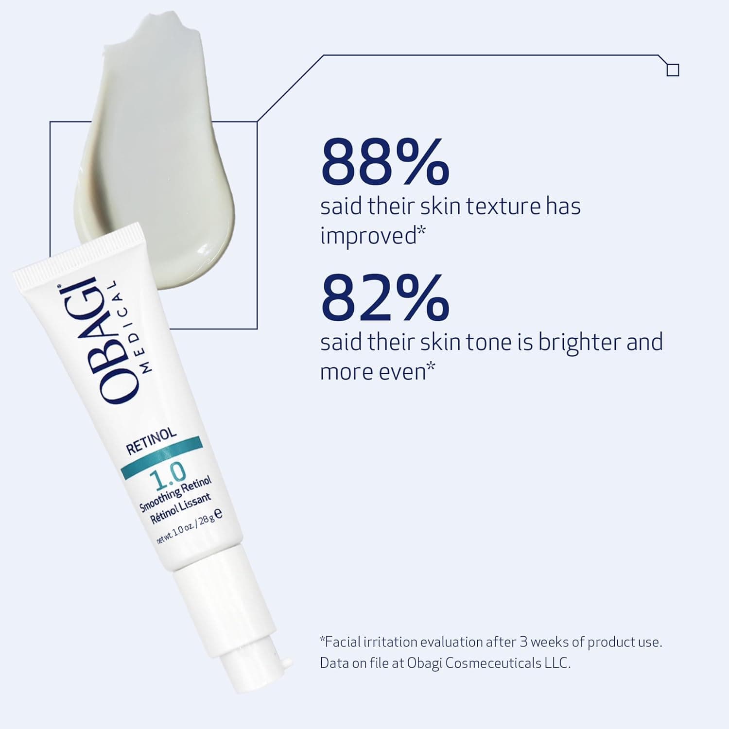 Obagi Retinol 1.0 Cream 28g 3本 Obagi Retinol 1.0 Serum for Fine Lines & Wrinkles | Skin Type