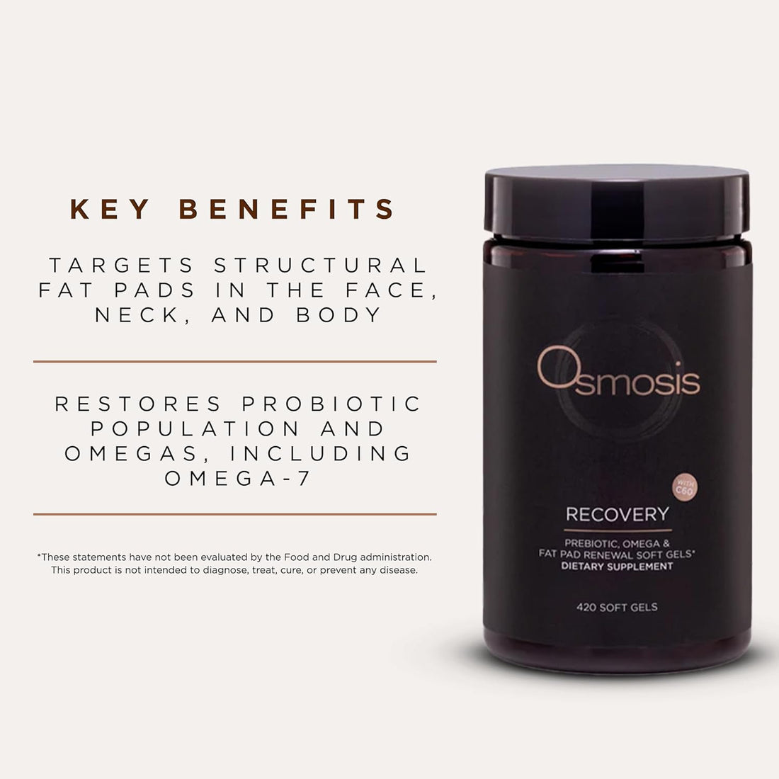 Osmosis Supplements Osmosis Recovery Gel Caps Supplement - 420 caps - Skin Type Solutions