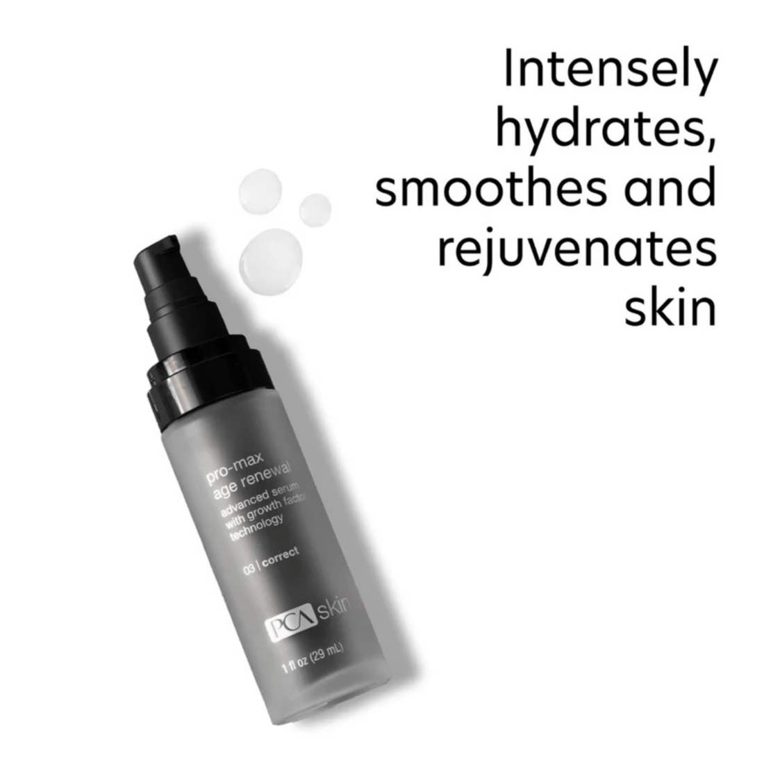 PCA Skin Facial Moisturizer 1 fl. oz. PCA Skin Pro-Max Age Renewal Advanced Anti-aging Serum - Skin Type Solutions