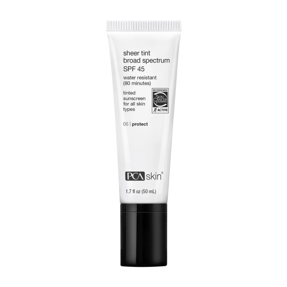 PCA Skin Facial Sunscreen 1.7 fl. oz. PCA Skin Sheer Tint Broad Spectrum SPF 45 - Skin Type Solutions