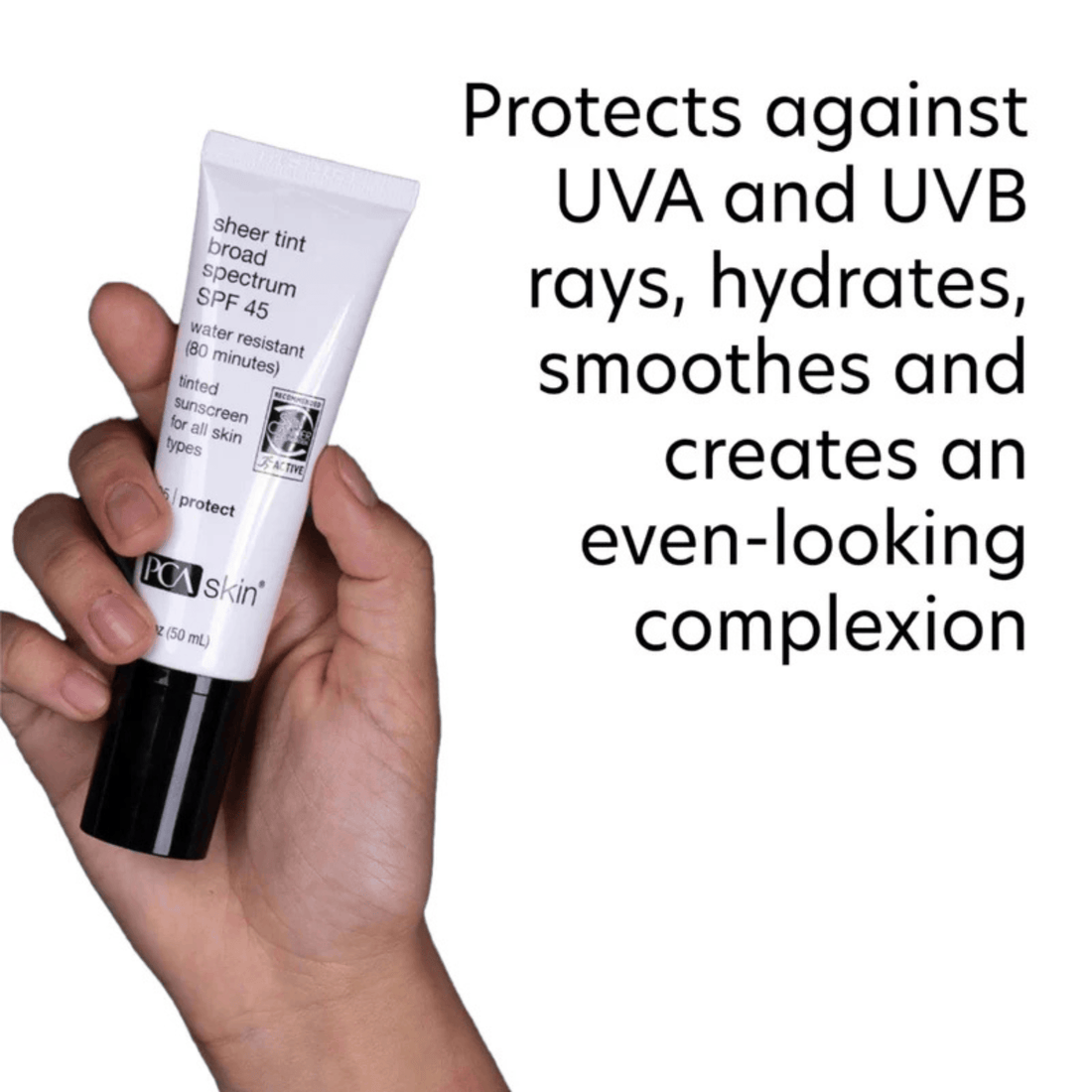 PCA Skin Facial Sunscreen 1.7 fl. oz. PCA Skin Sheer Tint Broad Spectrum SPF 45 - Skin Type Solutions