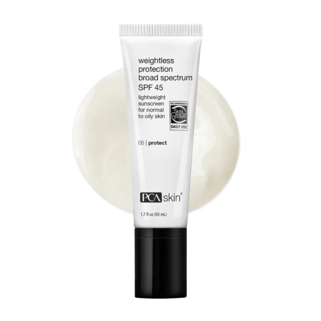 PCA Skin Facial Sunscreen 1.7 fl. oz. PCA Skin Weightless Protection Broad Spectrum SPF 45 - Skin Type Solutions