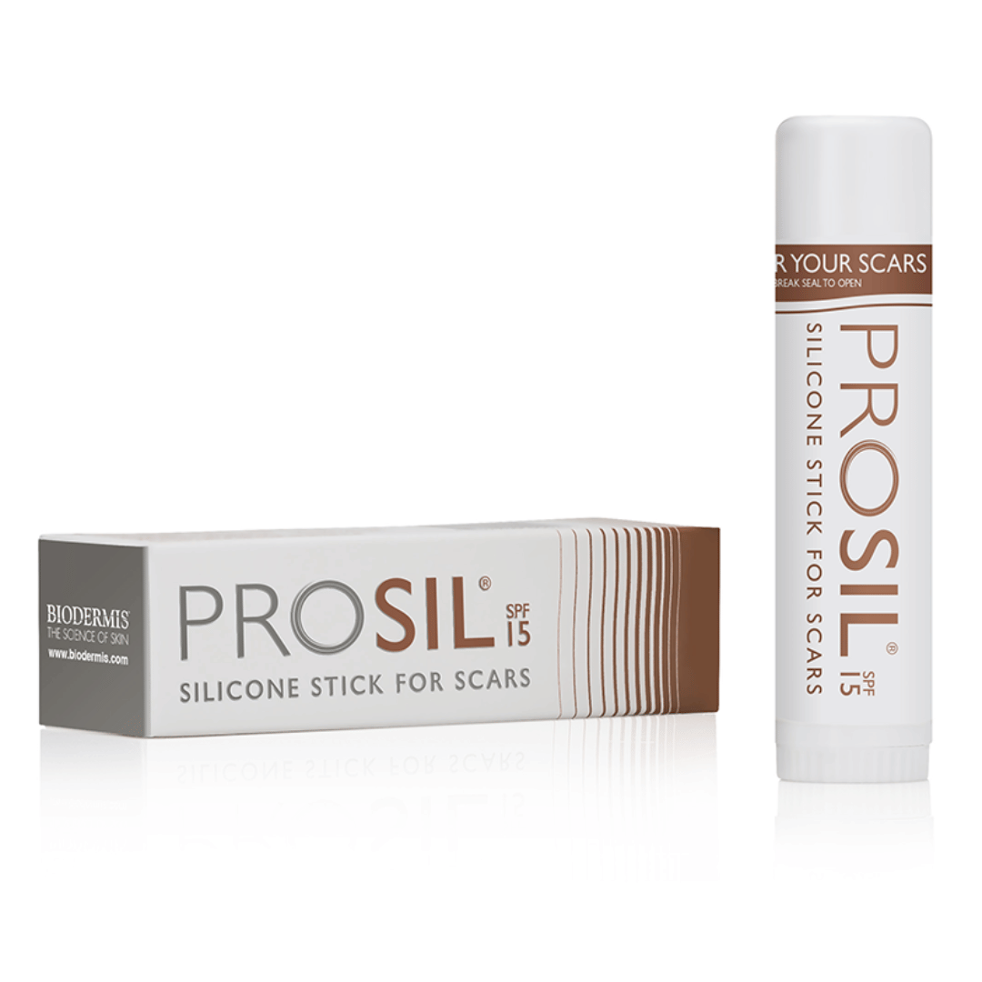 BIODERMIS Medical Tape & Bandages 17g PROSIL Silicone Scar Stick SPF 15 - Skin Type Solutions