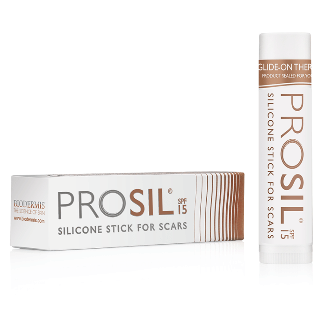 BIODERMIS Medical Tape & Bandages 4.25g PROSIL Silicone Scar Stick SPF 15 - Skin Type Solutions