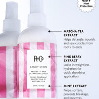 R+Co Hair Styling Products R+Co Candy Stripe Protect + Prep Detangling Spray - Skin Type Solutions
