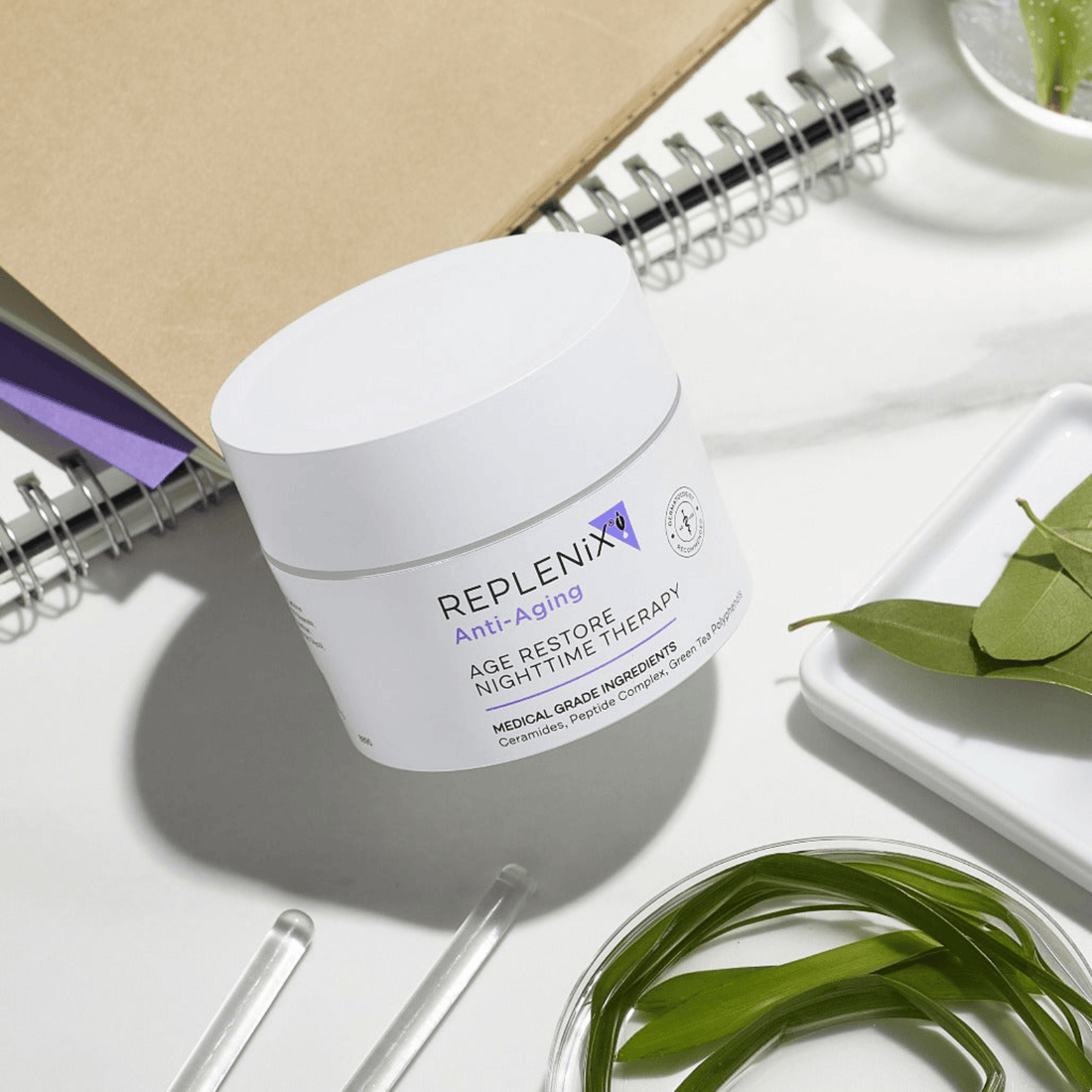 Replenix Facial Moisturizer 1.7 oz. Replenix Age Restore Nighttime Therapy - Skin Type Solutions