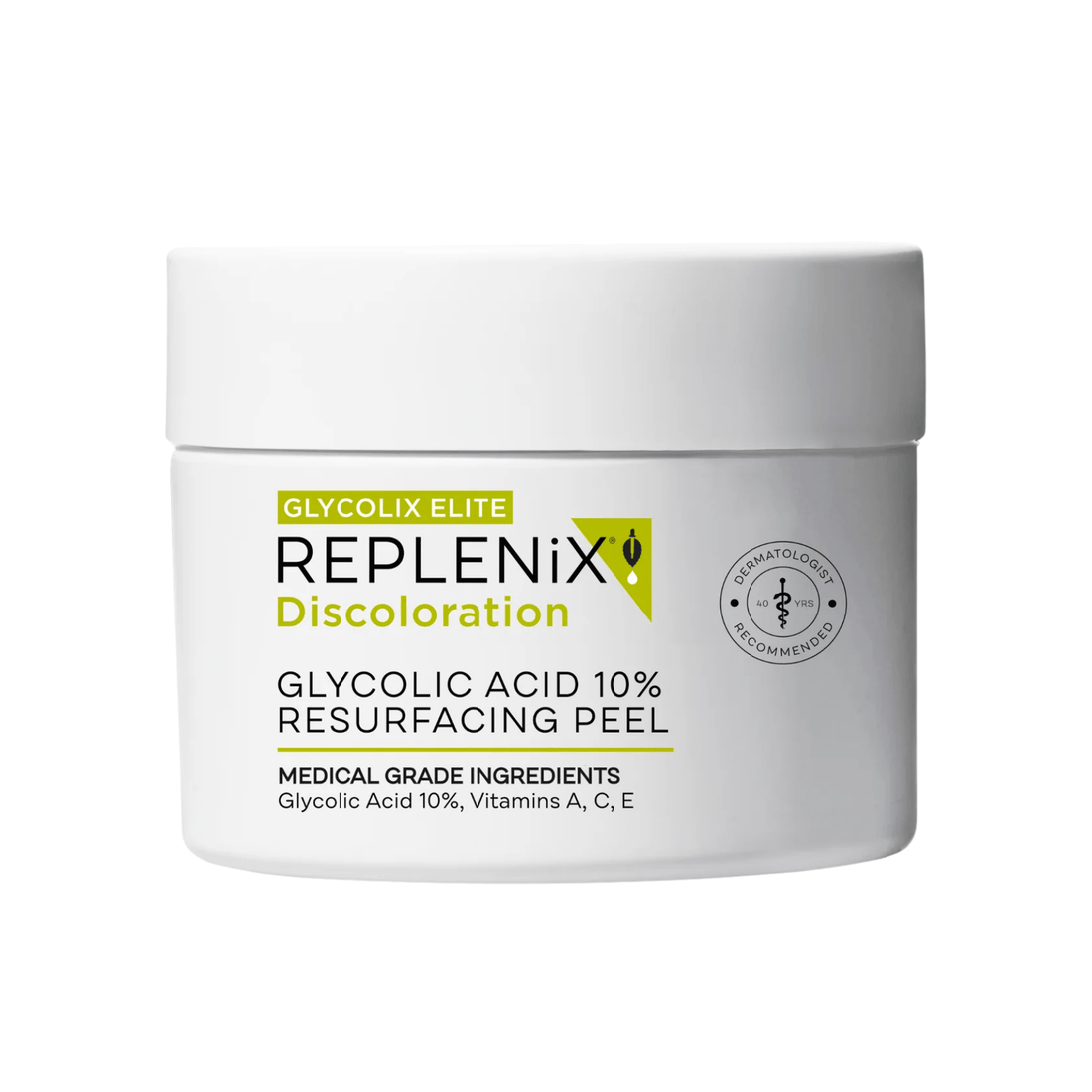 Replenix Facial Treatment 60 pads Replenix Glycolic Acid 10% Resurfacing Peel Pads - Skin Type Solutions
