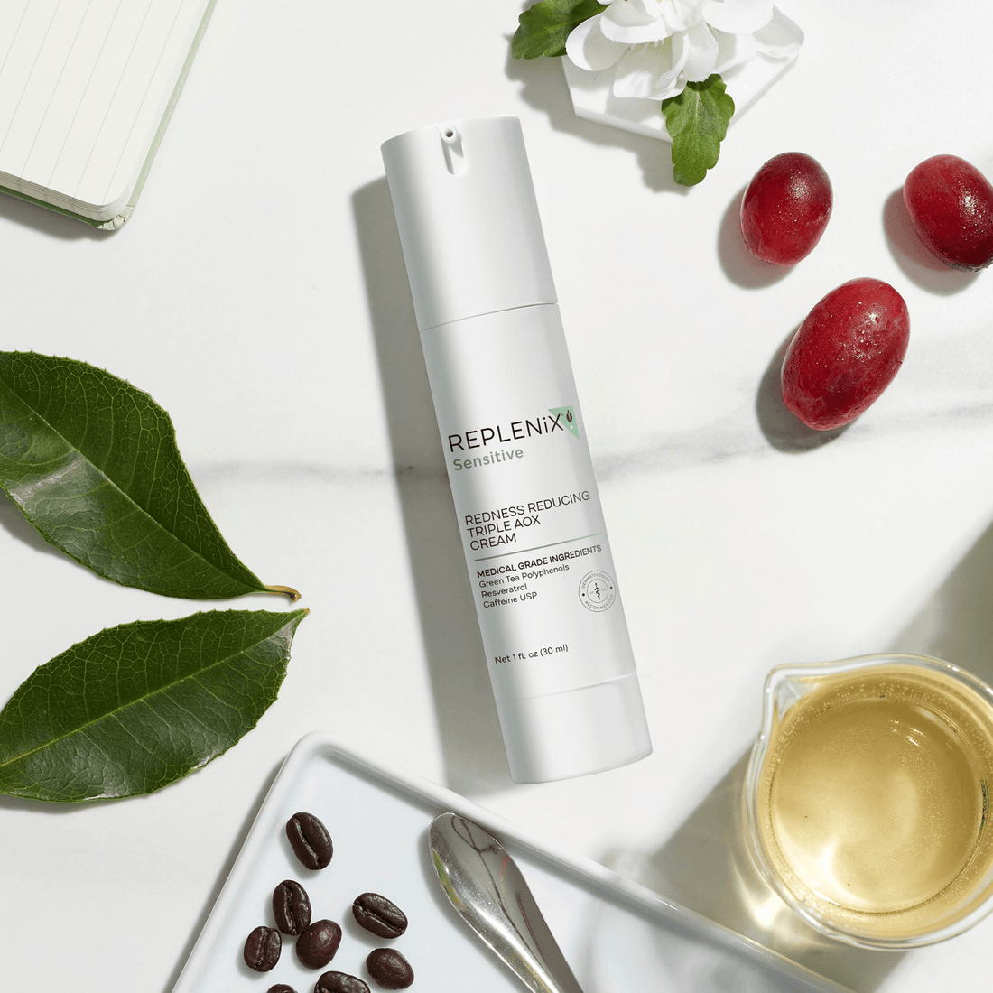 Replenix Facial Moisturizer 1.0 fl. oz. Replenix Redness Reducing Triple AOX Cream - Skin Type Solutions