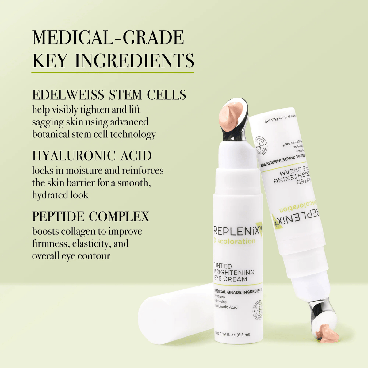 Replenix Eye Treatment 0.29 oz. Replenix Tinted Brightening Eye Cream - Skin Type Solutions