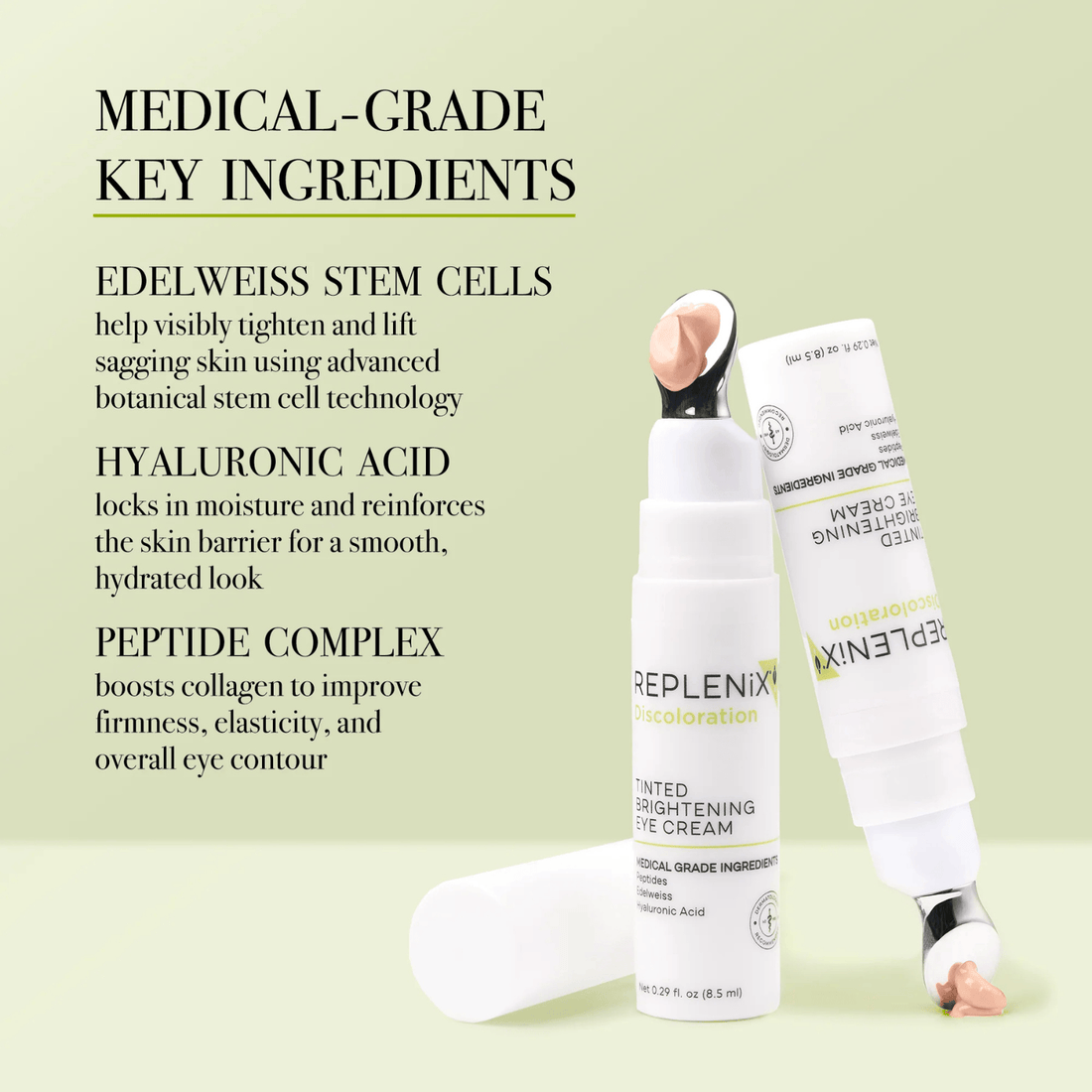 Replenix Eye Treatment 0.29 oz. Replenix Tinted Brightening Eye Cream - Skin Type Solutions