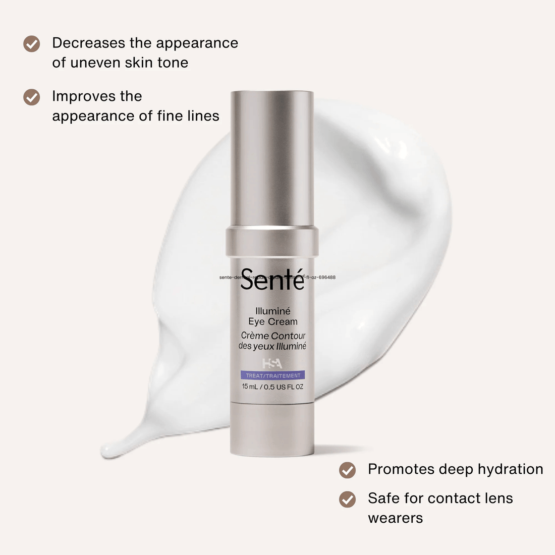 SENTE Eye Treatment 0.5 fl. oz. SENTE Illumine Eye Cream - Skin Type Solutions