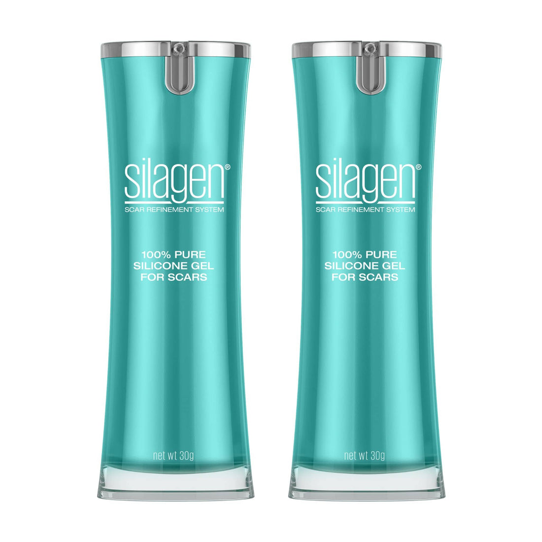 Silagen Post Procedure Wound Healing Twin Pack (2oz / 60g) Silagen 100% Pure Silicone Gel - Skin Type Solutions