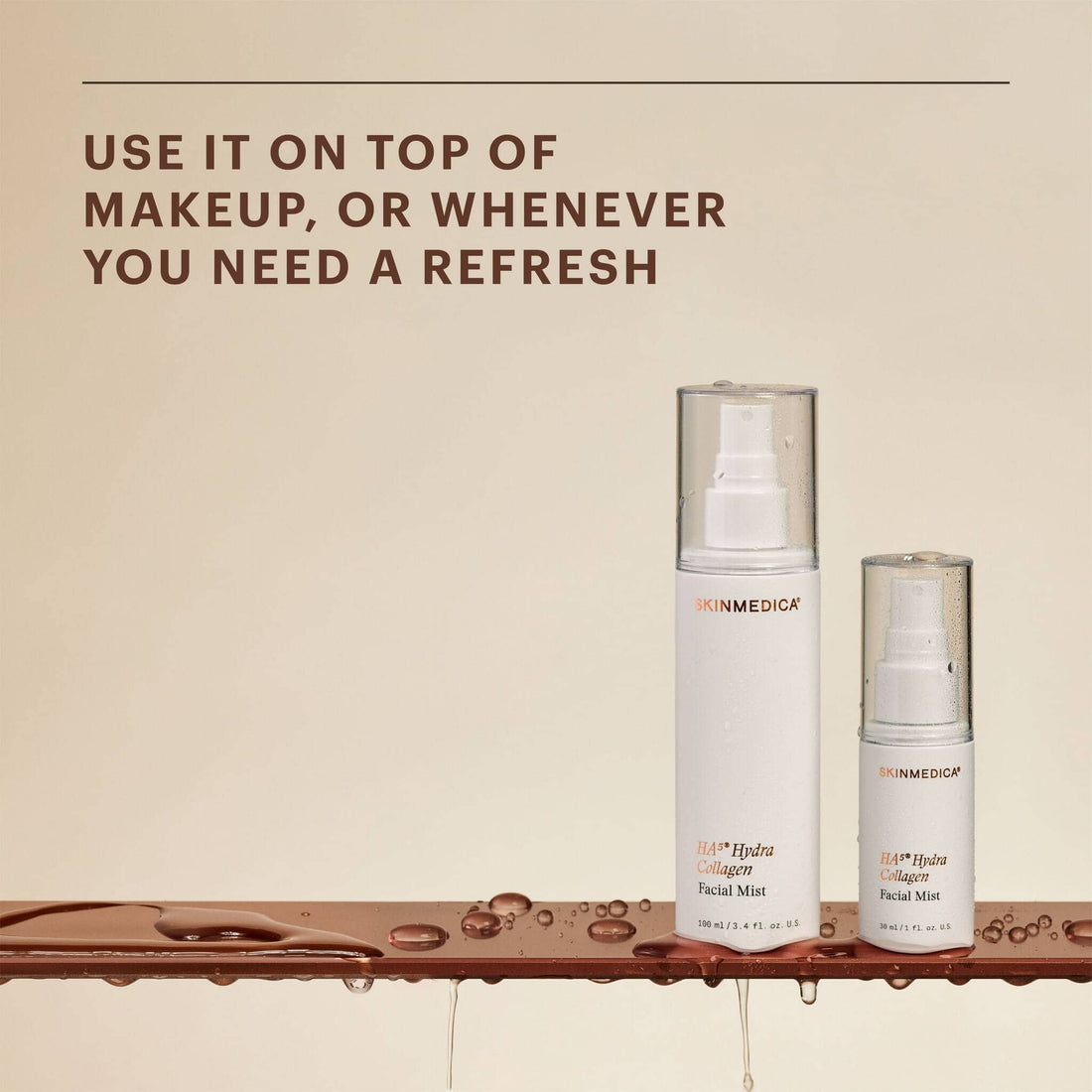 SkinMedica HA5 hydra collagen facial mist at skin type solutions features