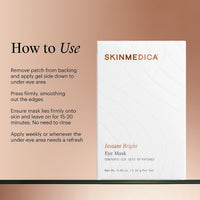 SkinMedica Eye Patch/Mask SkinMedica Instant Bright Eye Mask (6 Piece) - Skin Type Solutions